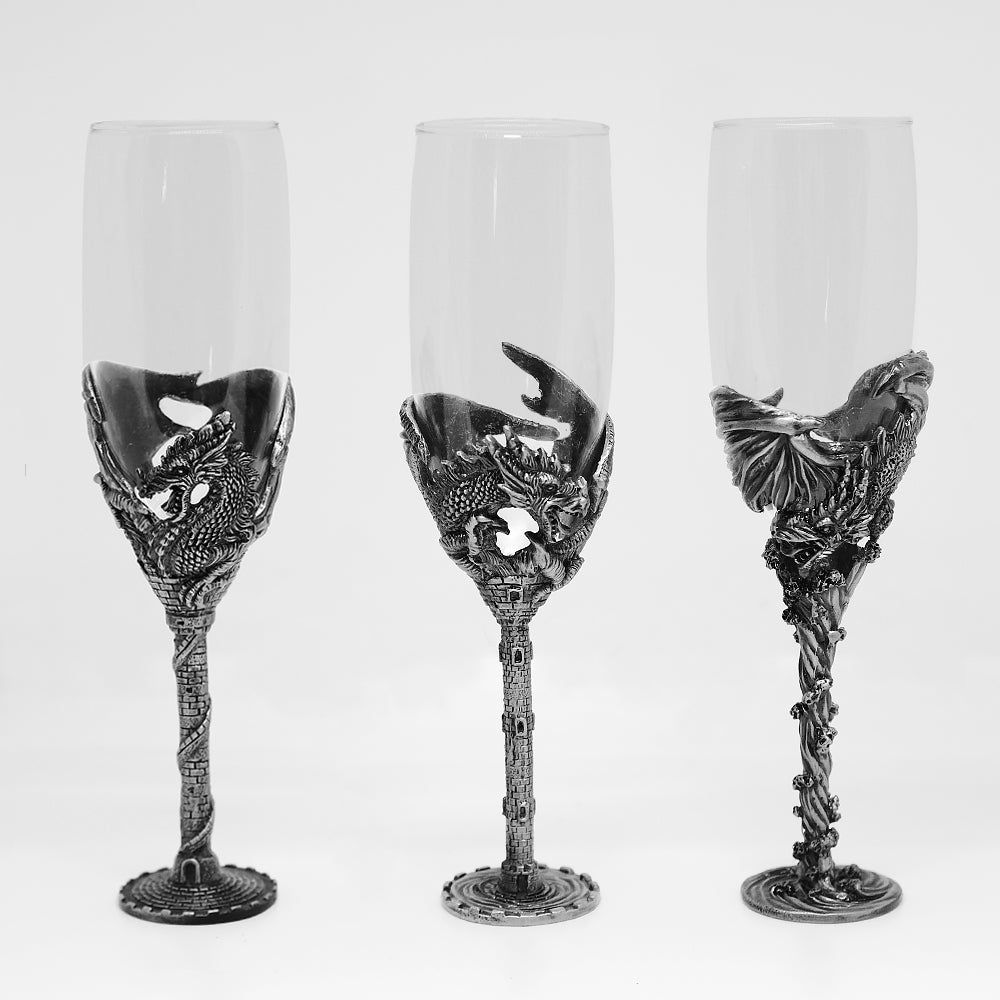 Dragon Wine Glass_Spiral Ladder