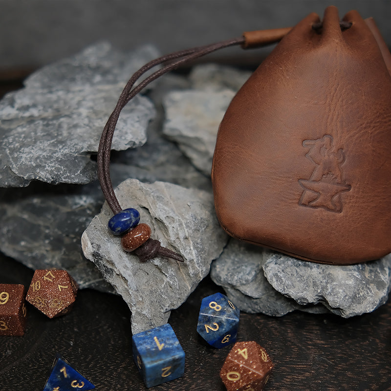 Dice Bag Gemstone Accessory