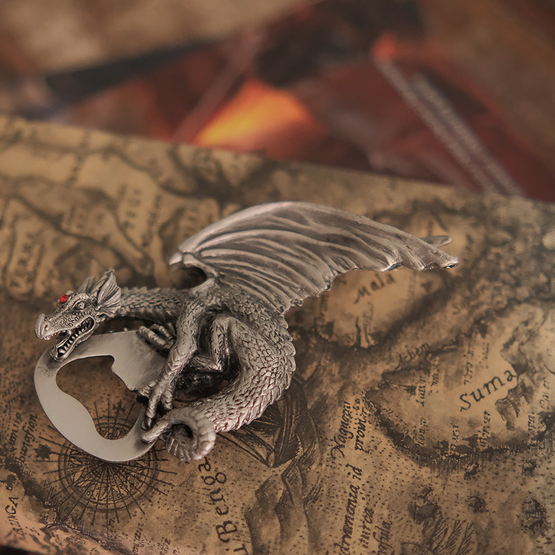 3D Metal Dragon Bottle Opener Fantasy Style